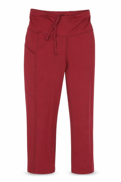 Womens UK Size S Marks and Spencer Regular Fit Cropped Red Trousers