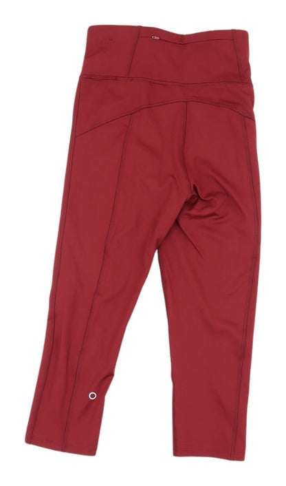Marks and Spencer Women's Red Cropped Trousers, Size S