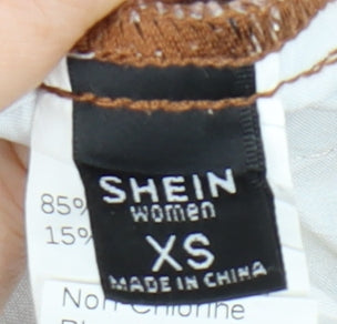 Shein Women's Brown Mom Jeans XS