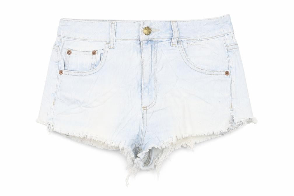 Womens UK Size 10 Topshop Regular Fit Cut-Off Shorts