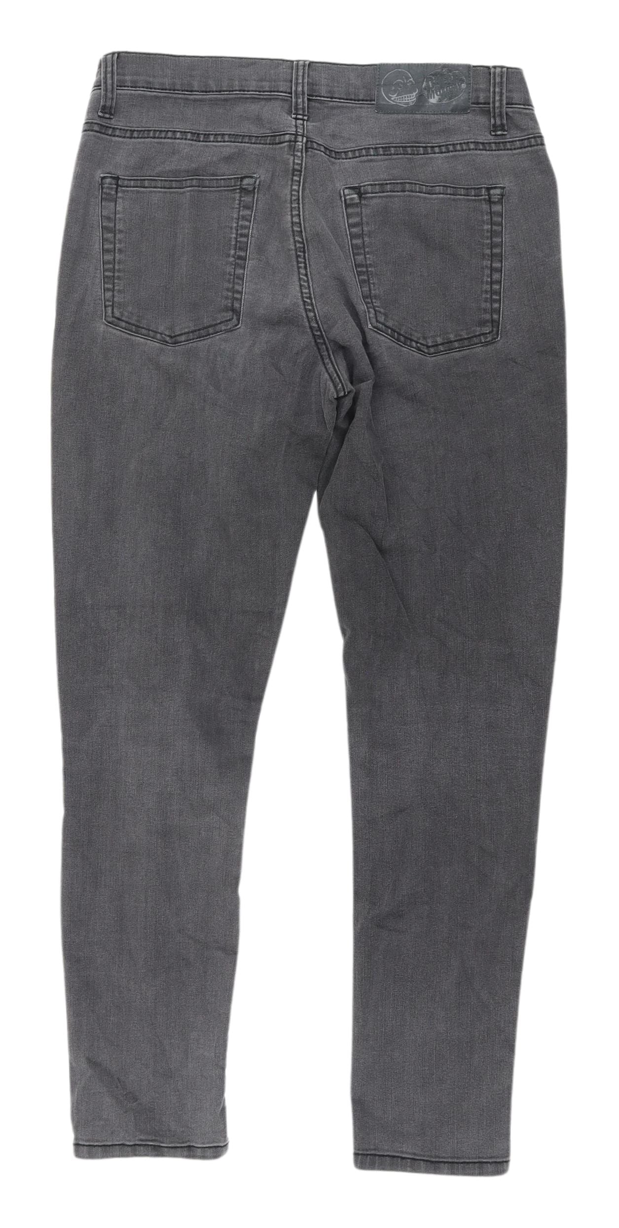 Cheap Monday Women's Grey Slim Cropped Jeans