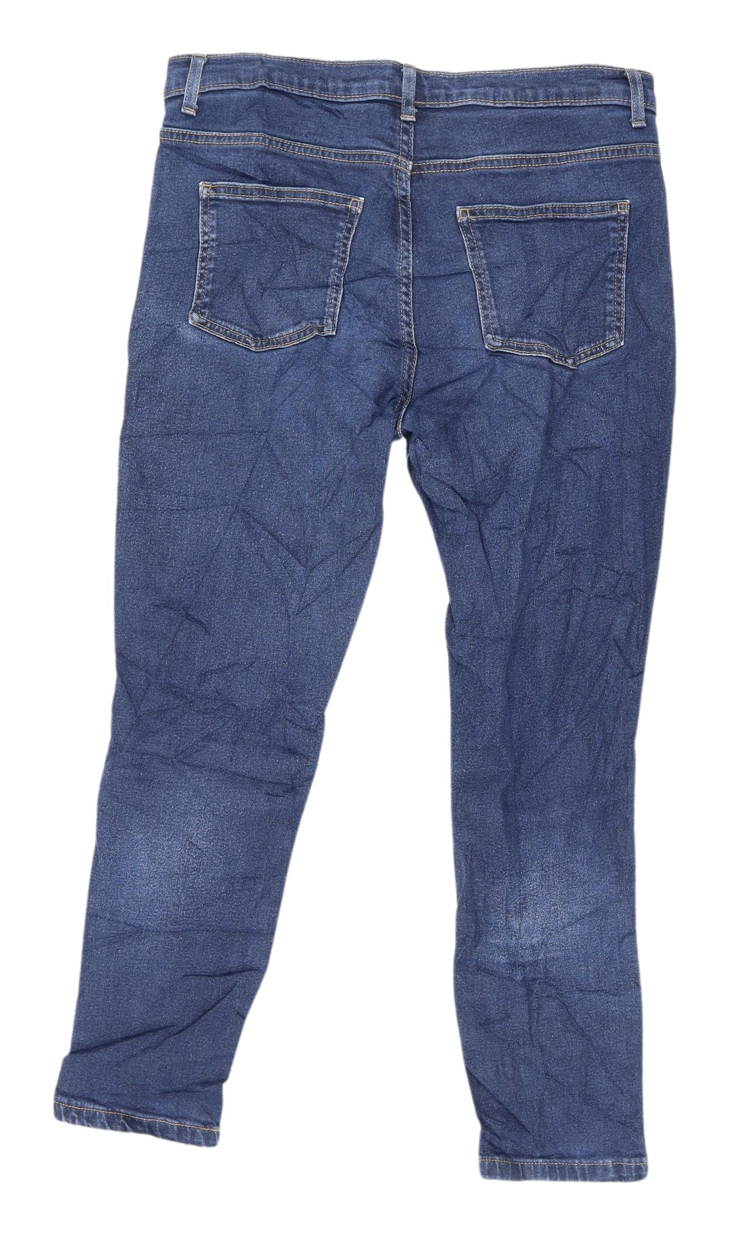 Womens UK Size 12 Marks and Spencer Slim Fit Skinny Blue Jeans