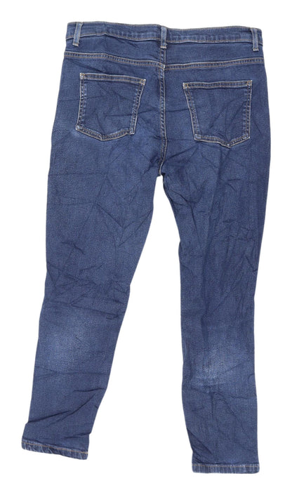 Womens UK Size 12 Marks and Spencer Slim Fit Skinny Blue Jeans