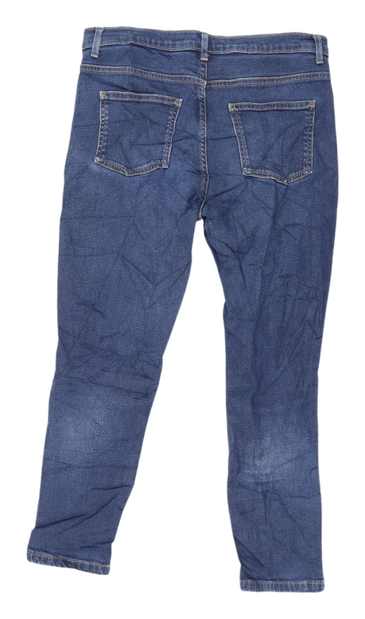 Womens UK Size 12 Marks and Spencer Slim Fit Skinny Blue Jeans