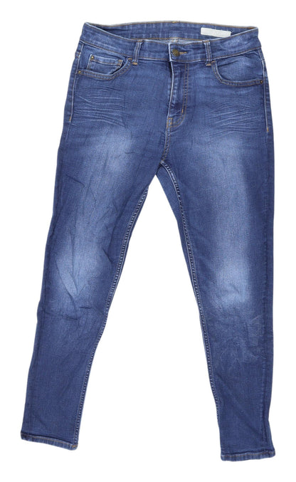 Womens UK Size 10 Marks and Spencer Slim Fit Skinny Blue Jeans