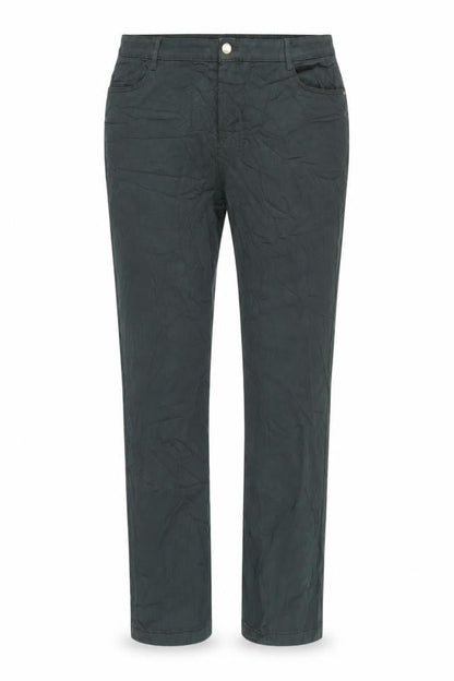 Womens UK Size 3XS Marks and Spencer Regular Fit Straight Green Jeans