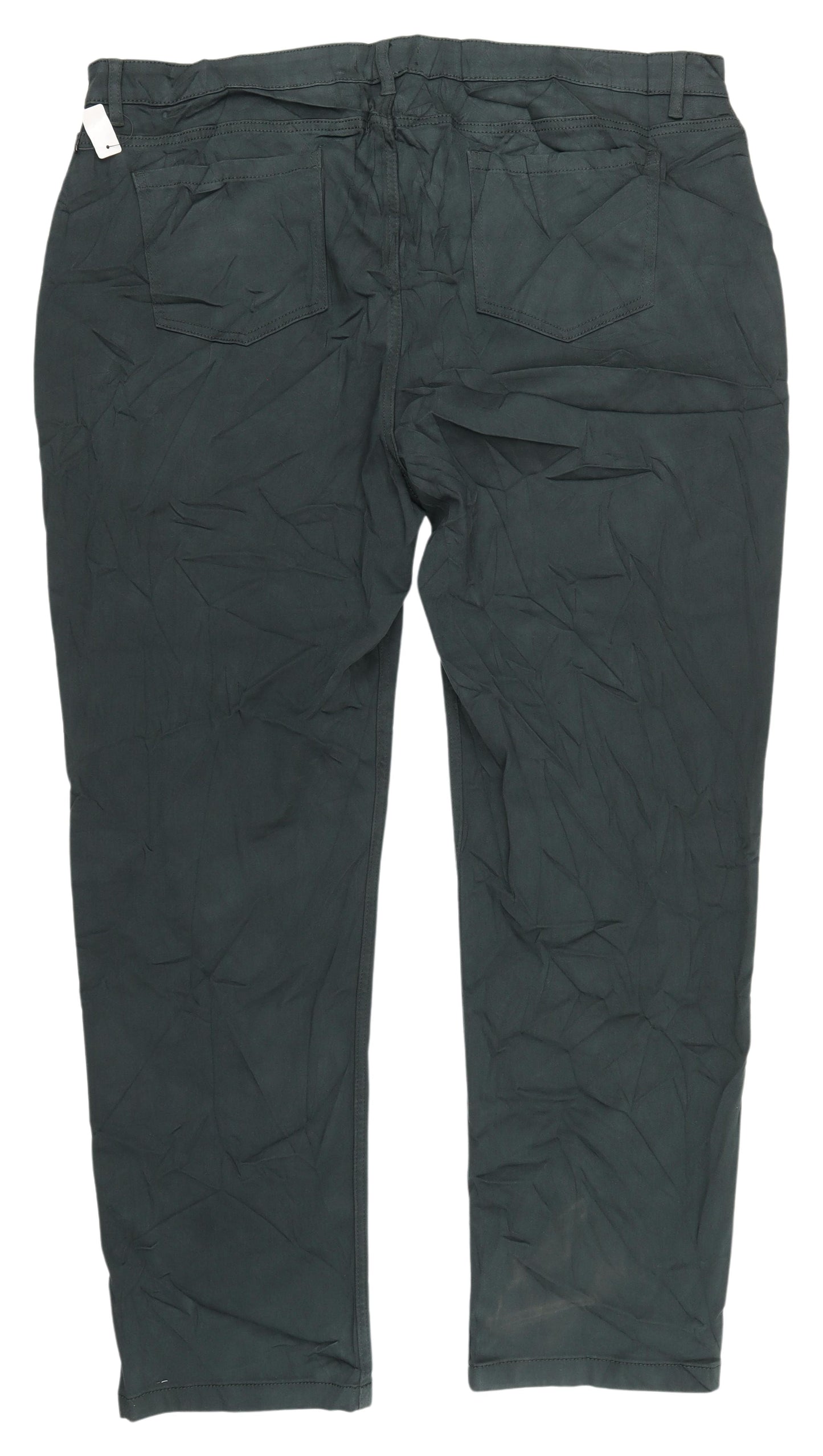 Womens UK Size 3XS Marks and Spencer Regular Fit Straight Green Jeans