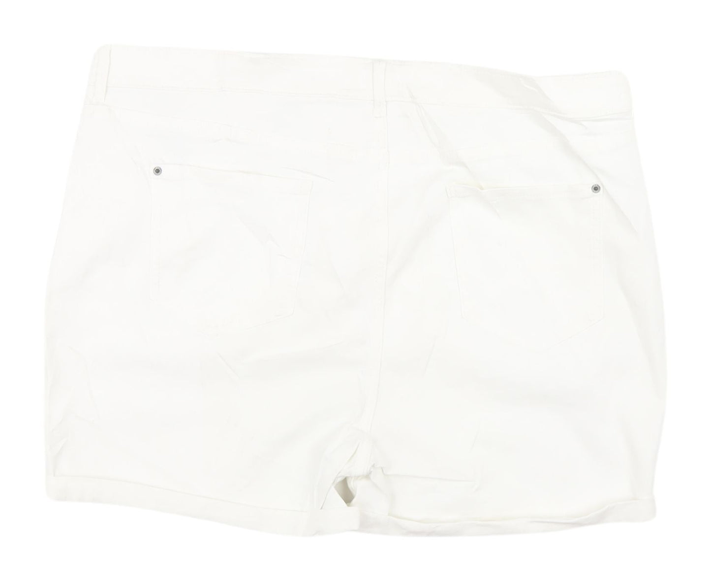 Marks and Spencer Women's White Shorts Size 22