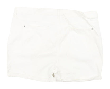 Marks and Spencer Women's White Shorts Size 22