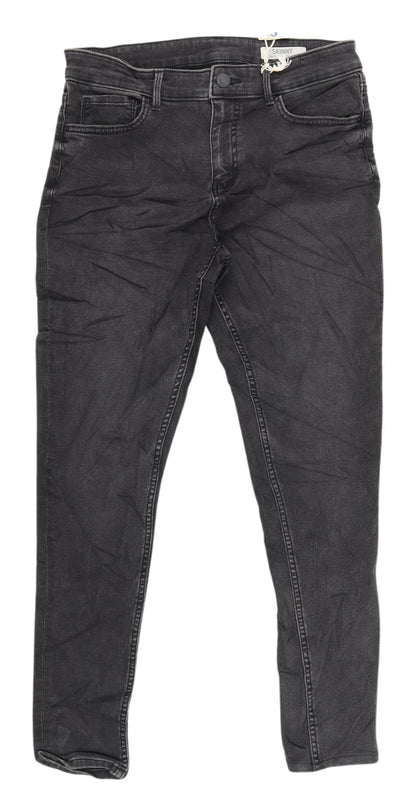 Womens UK Size 12 Marks and Spencer Regular Fit Skinny Black Jeans