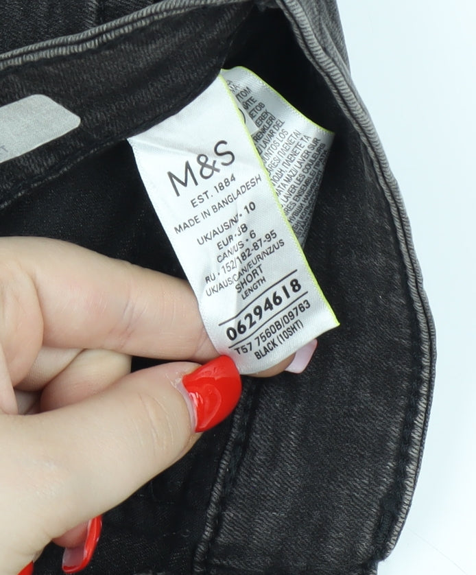Womens UK Size 10 Marks and Spencer  Skinny Black Jeans