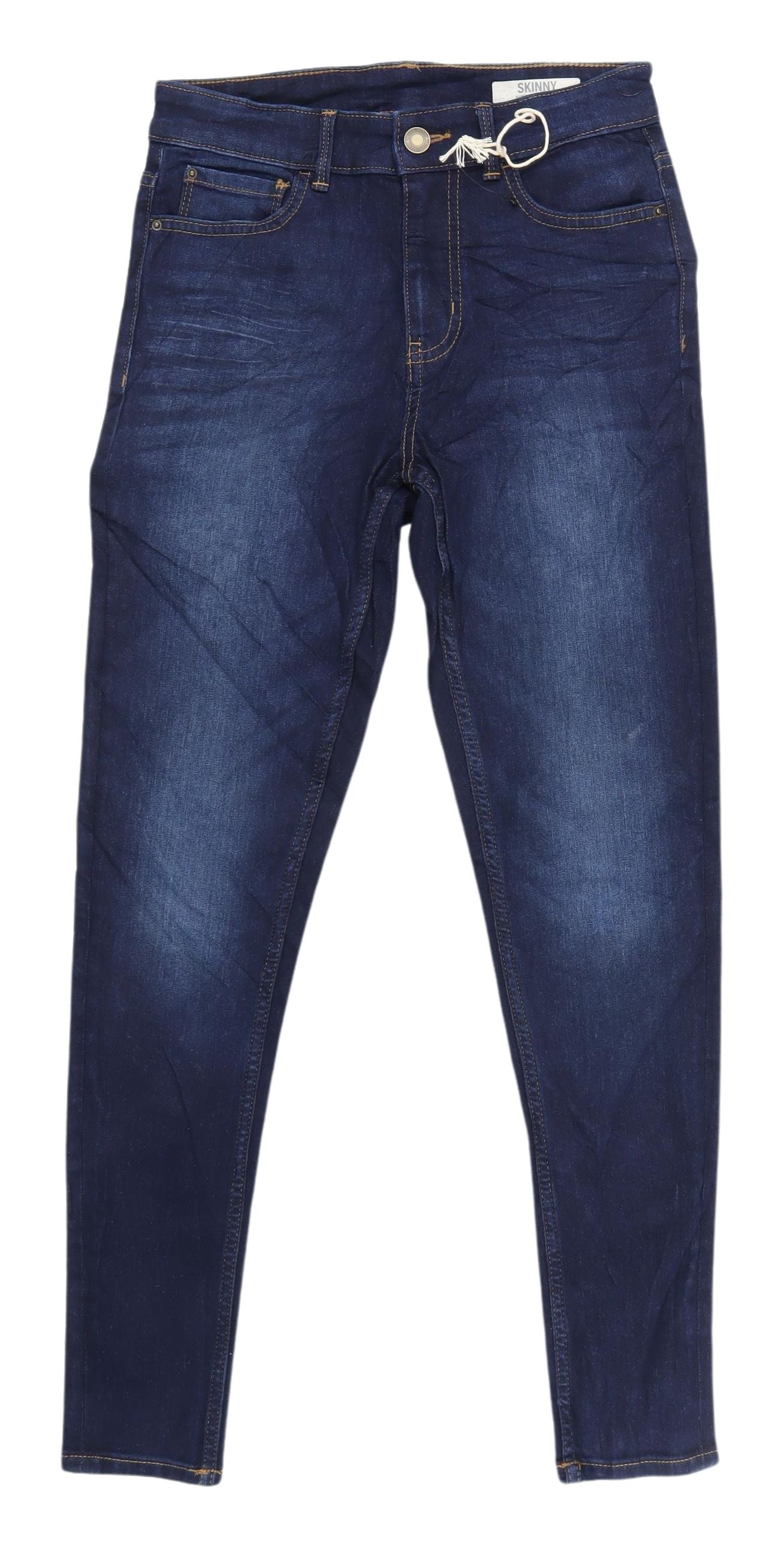 Womens UK Size 8 Marks and Spencer Regular Fit Skinny Blue Jeans