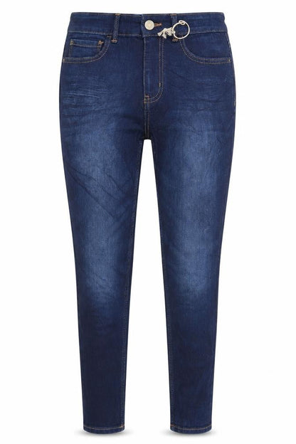 Womens UK Size 8 Marks and Spencer Regular Fit Skinny Blue Jeans