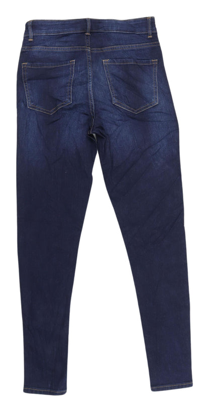 Womens UK Size 8 Marks and Spencer Regular Fit Skinny Blue Jeans