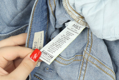 Marks and Spencer Men's Blue Tapered Jeans XL