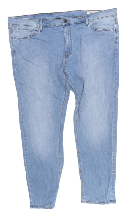 Marks and Spencer Men’s Blue Tapered Jeans 2XL