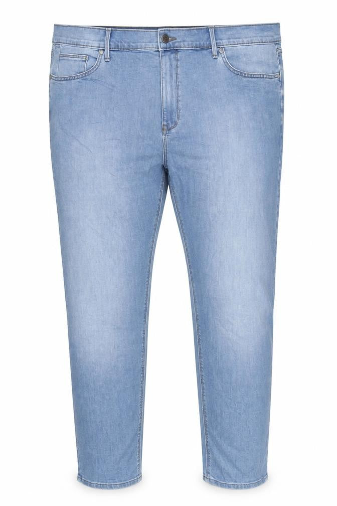 Mens UK Size 2XL Marks and Spencer Relaxed Fit Tapered Blue Jeans