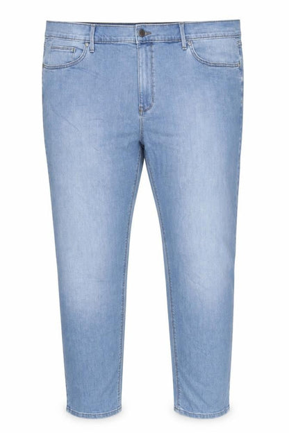Mens UK Size 2XL Marks and Spencer Relaxed Fit Tapered Blue Jeans