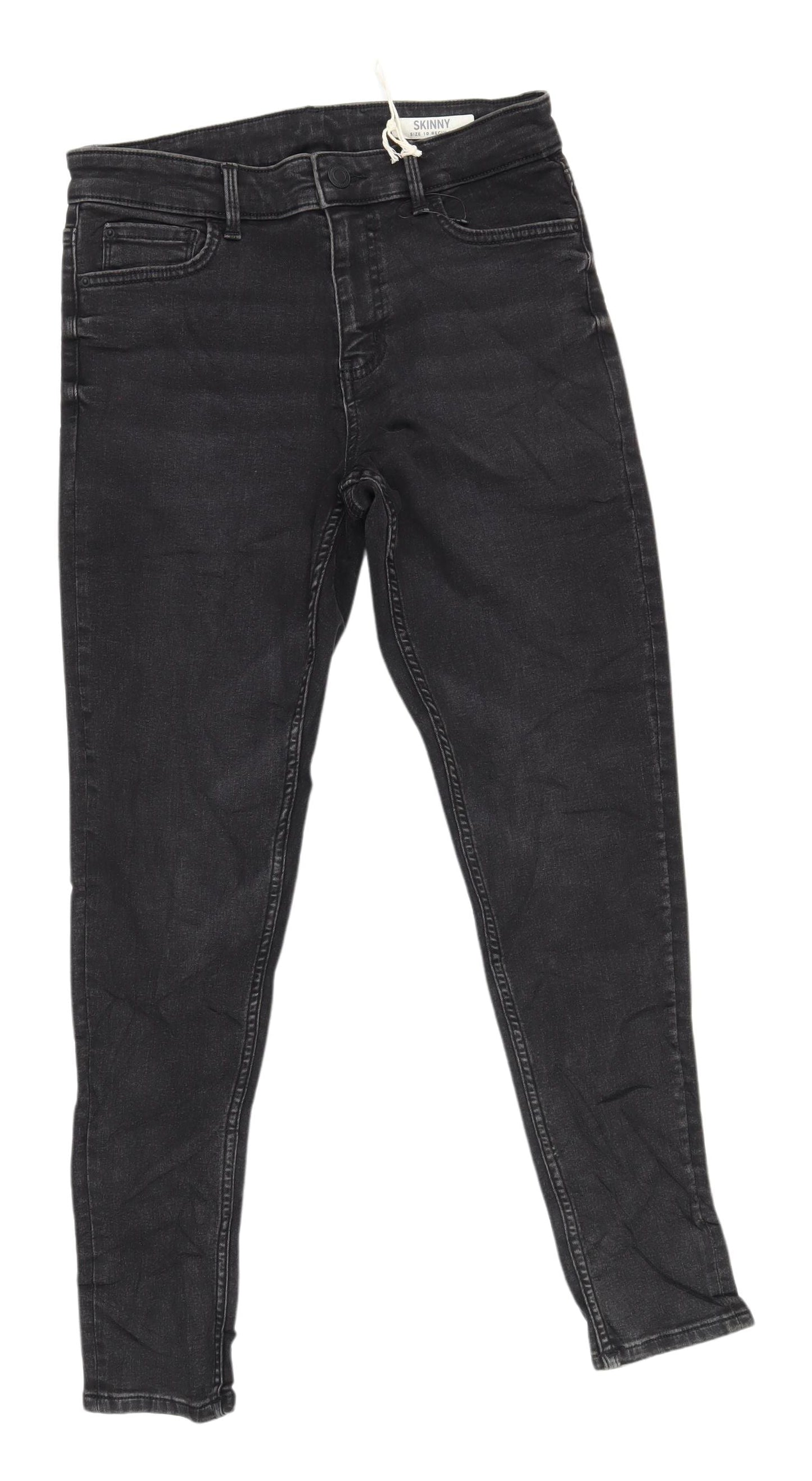 Womens UK Size 10 Marks and Spencer Regular Fit Skinny Black Jeans