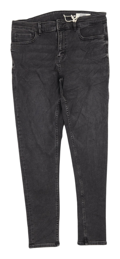 Womens UK Size 12 Marks and Spencer Regular Fit Skinny Black Jeans