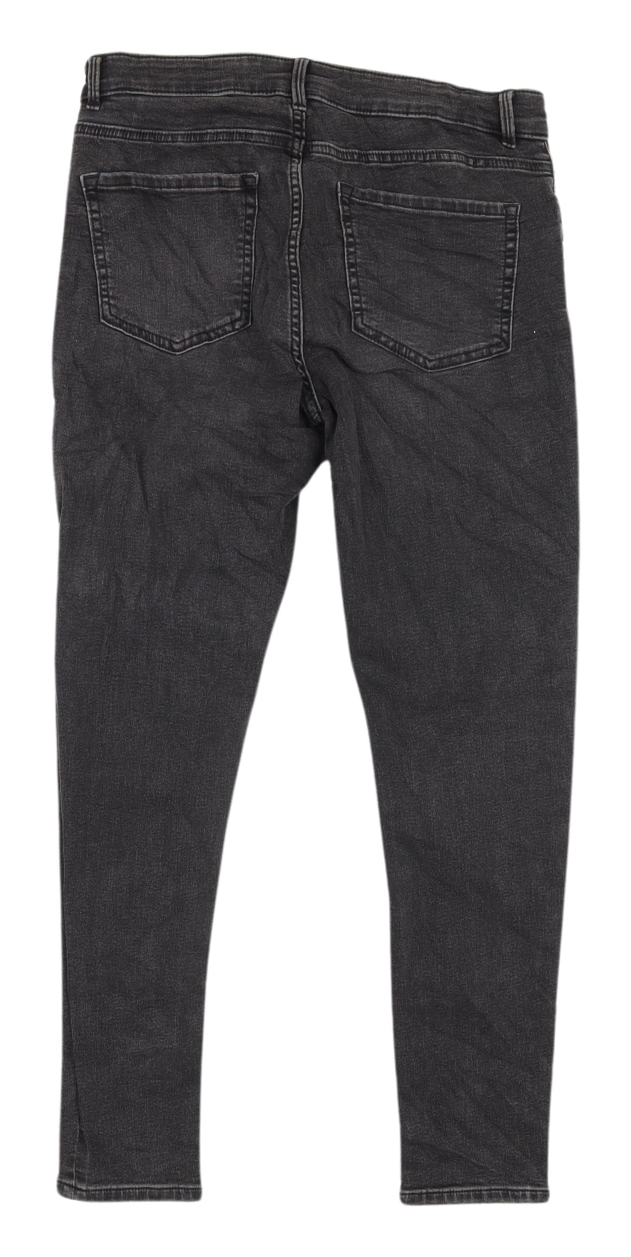 Womens UK Size 12 Marks and Spencer Regular Fit Skinny Black Jeans