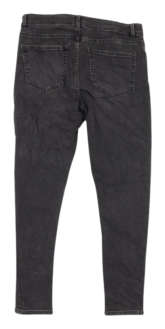 Womens UK Size 12 Marks and Spencer Regular Fit Skinny Black Jeans