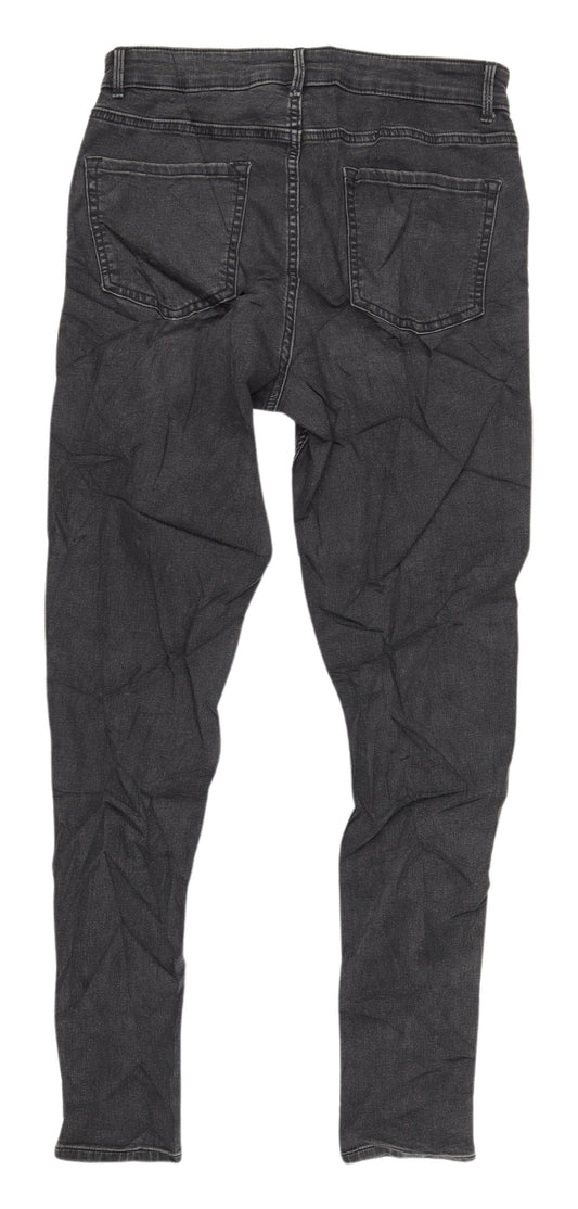 Womens UK Size 12 Marks and Spencer Regular Fit Skinny Black Jeans