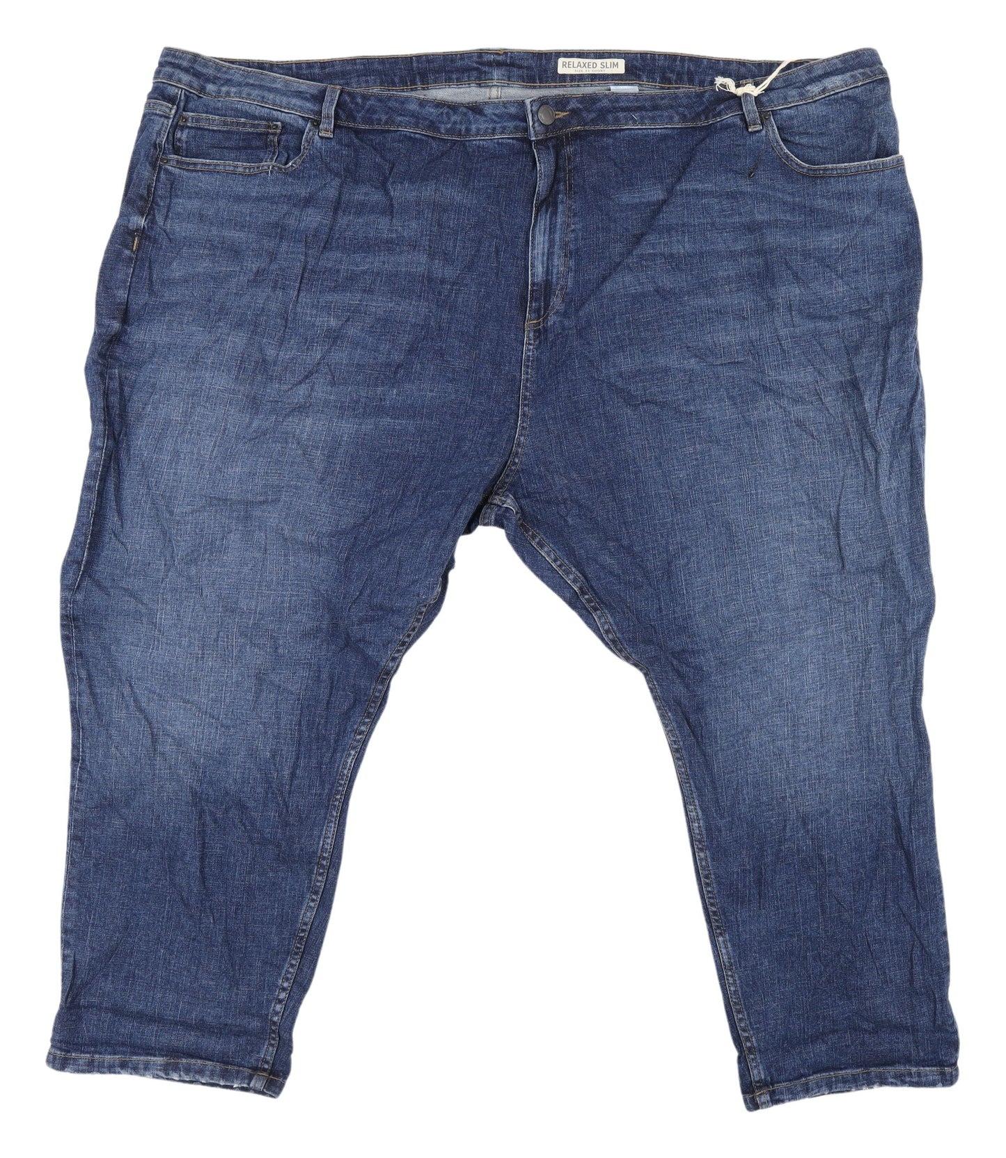 Womens UK Size 32 Marks and Spencer Relaxed Fit Slim Blue Jeans