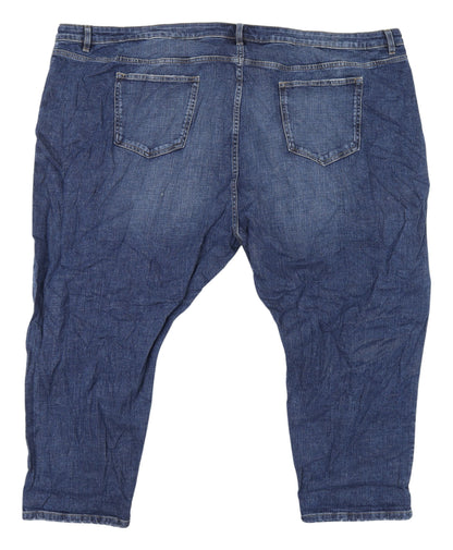 Womens UK Size 32 Marks and Spencer Relaxed Fit Slim Blue Jeans
