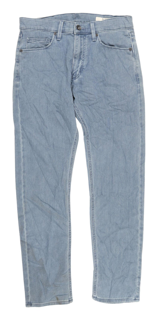 Marks and Spencer Men's Blue Slim Jeans