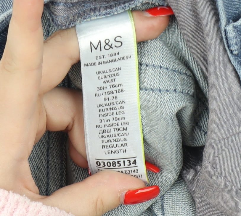 Marks and Spencer Men's Light Blue Slim Jeans