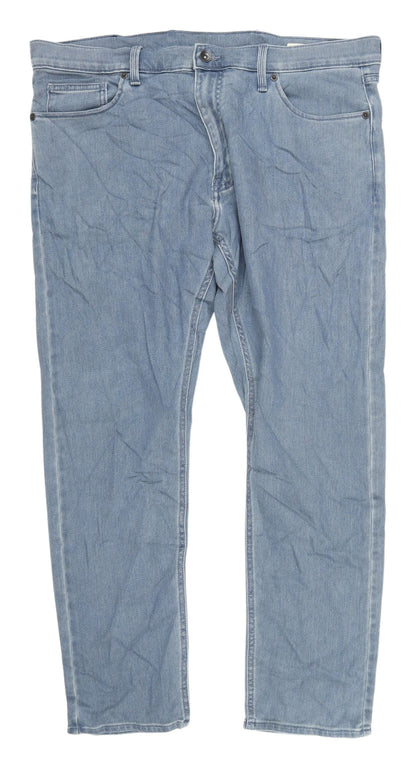 Marks and Spencer Men's Blue Slim Jeans, L