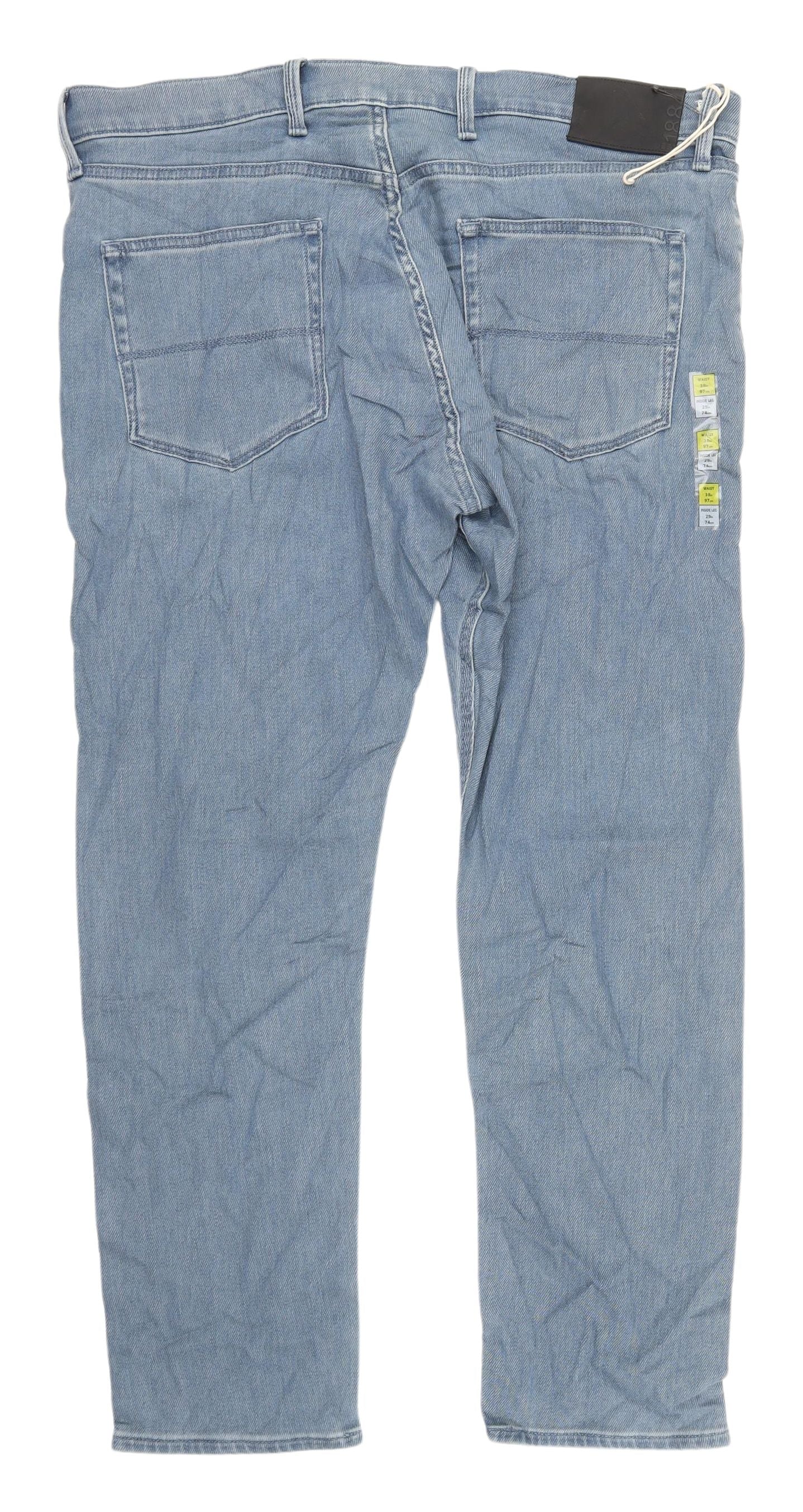 Marks and Spencer Men's Blue Slim Jeans, L