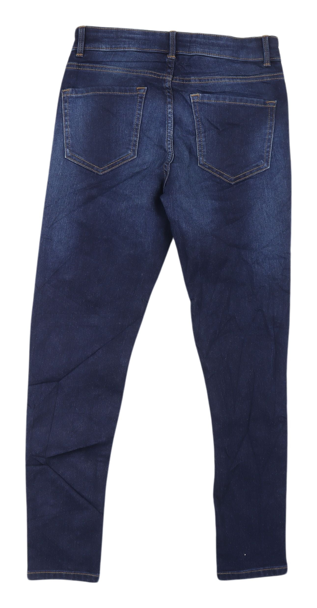 Marks & Spencer Women's Blue Skinny Jeans - Size 8