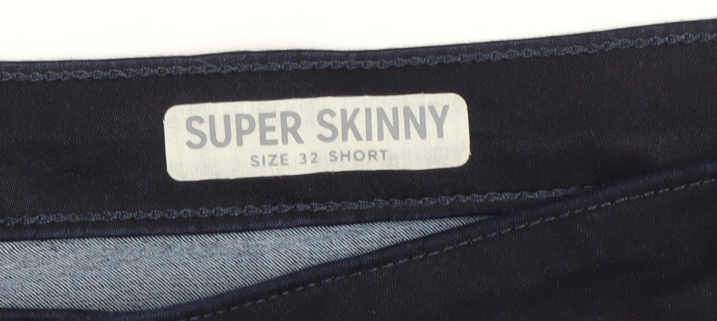 Womens UK Size 32 Marks and Spencer Slim Fit Skinny Blue Jeans
