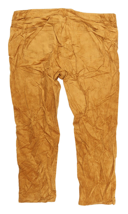 Womens UK Size 22 Marks and Spencer Regular Fit  Brown Trousers