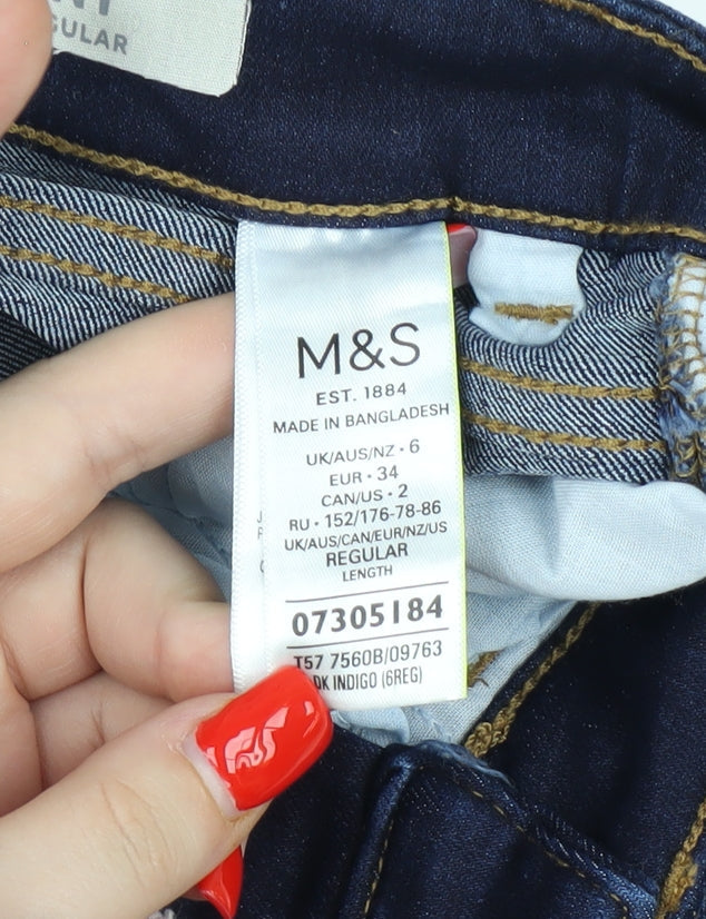 Marks and Spencer Women’s Blue Skinny Jeans Size 6