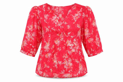 Womens UK Size L Marks and Spencer Pink Tunic Blouse