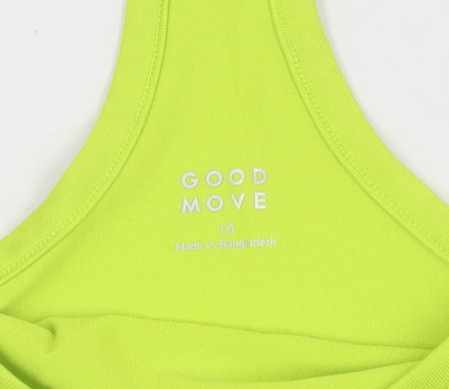 Marks and Spencer Women's Green Tank Top Size 10