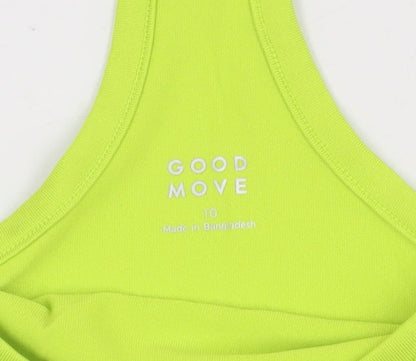 Marks and Spencer Women's Green Tank Top Size 10
