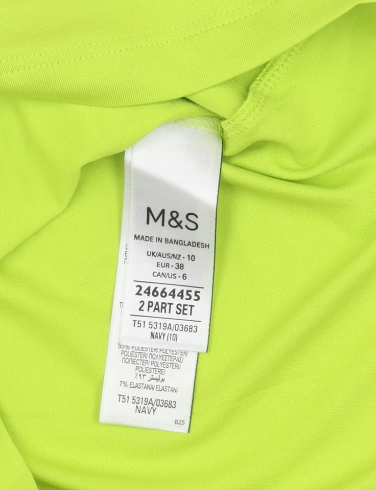 Marks and Spencer Women's Green Tank Top Size 10