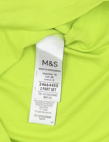 Marks and Spencer Women's Green Tank Top Size 10