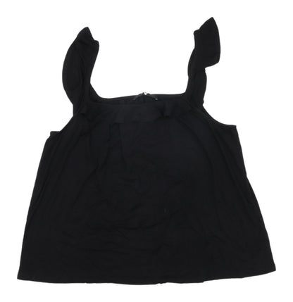 Womens UK Size 16 By Very Black Basic Tank