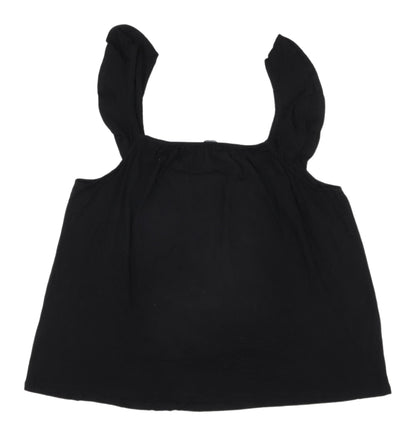 Womens UK Size 16 By Very Black Basic Tank