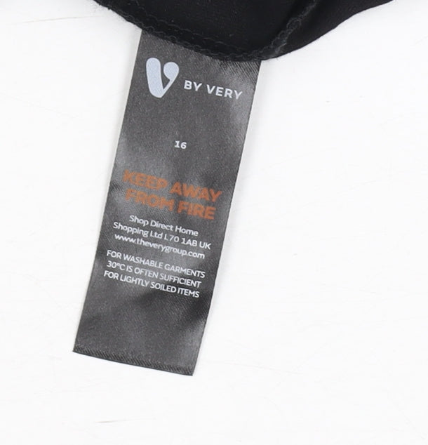 Womens UK Size 16 By Very Black Basic Tank