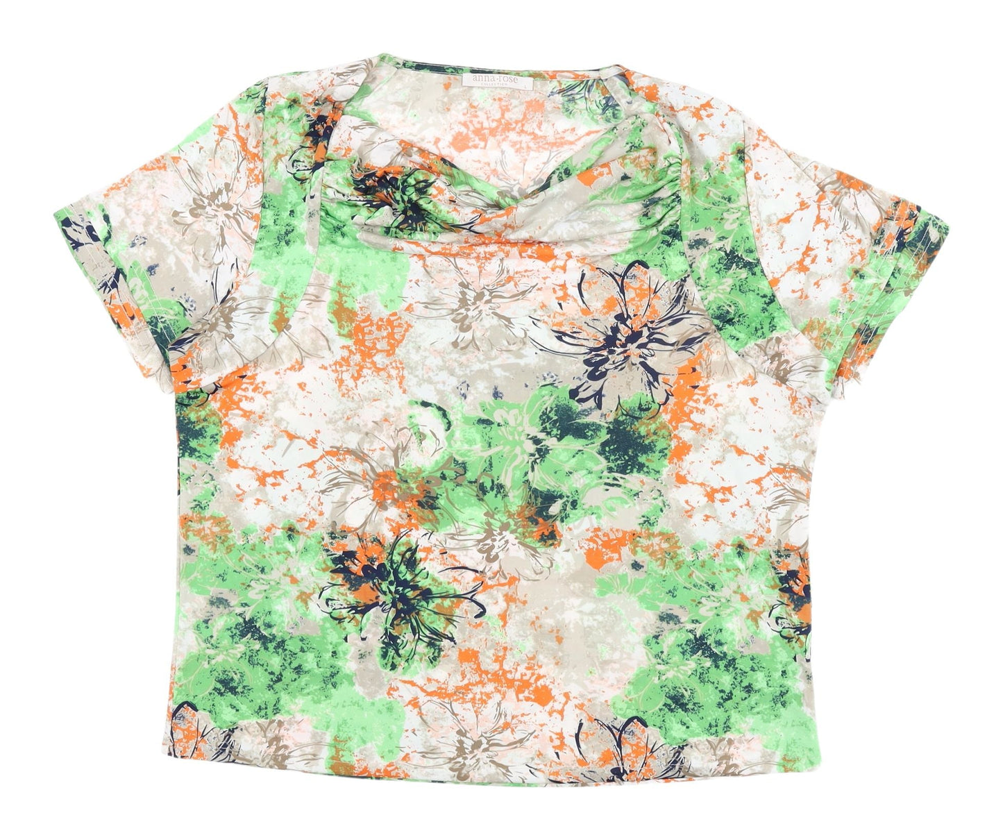 Womens UK Size L Anna Rose Multicoloured Classic T-Shirt