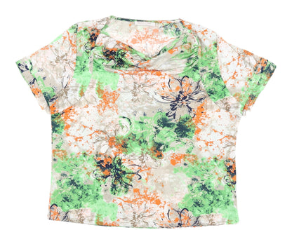 Womens UK Size L Anna Rose Multicoloured Classic T-Shirt
