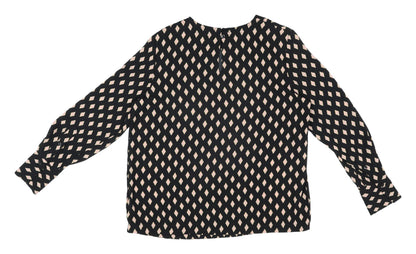 Womens UK Size 12 Marks and Spencer Black  Blouse