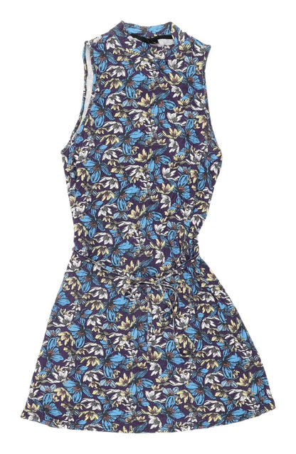 Womens UK Size 8 Topshop Multicoloured Tunic Tank