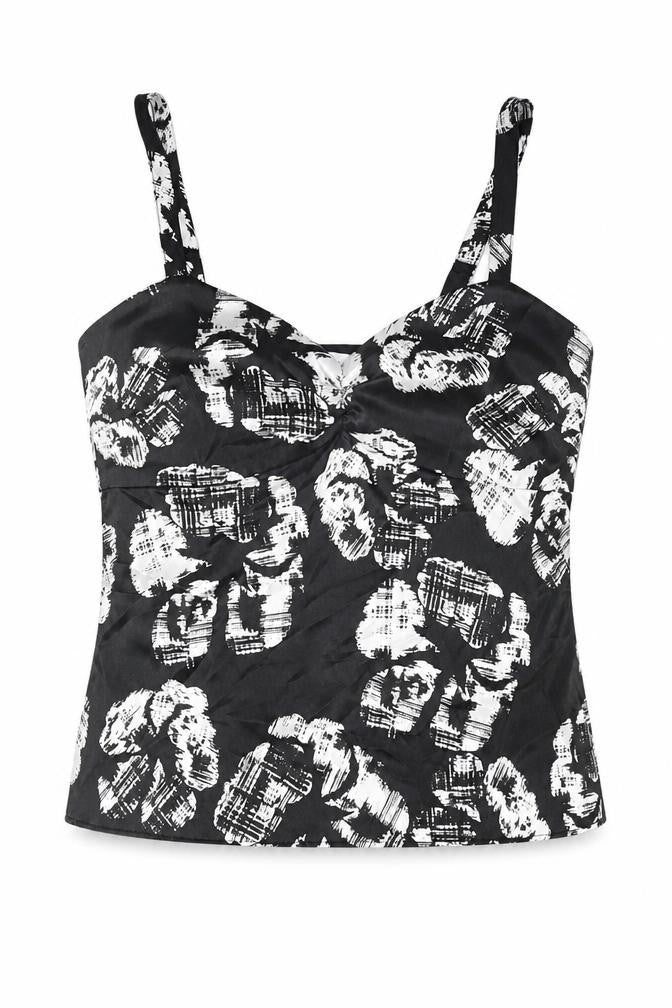 Womens UK Size 10 Debenhams Black Camisole Tank